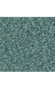 Miyuki delica beads 15/0 - Matted sea glass green DBS-385